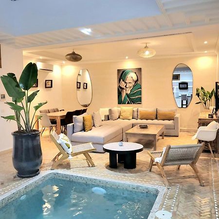 Riad Melilo Avec Piscine Chauffee Marrákes Kültér fotó