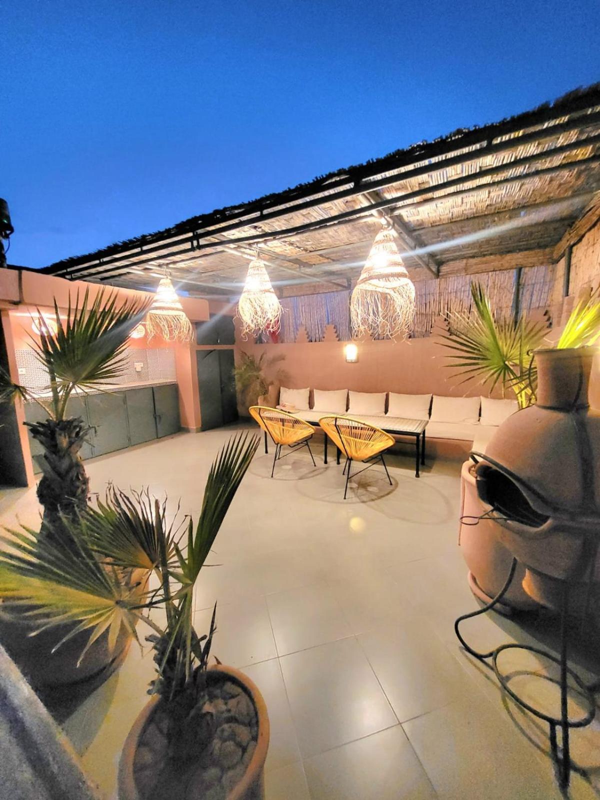 Riad Melilo Avec Piscine Chauffee Marrákes Kültér fotó