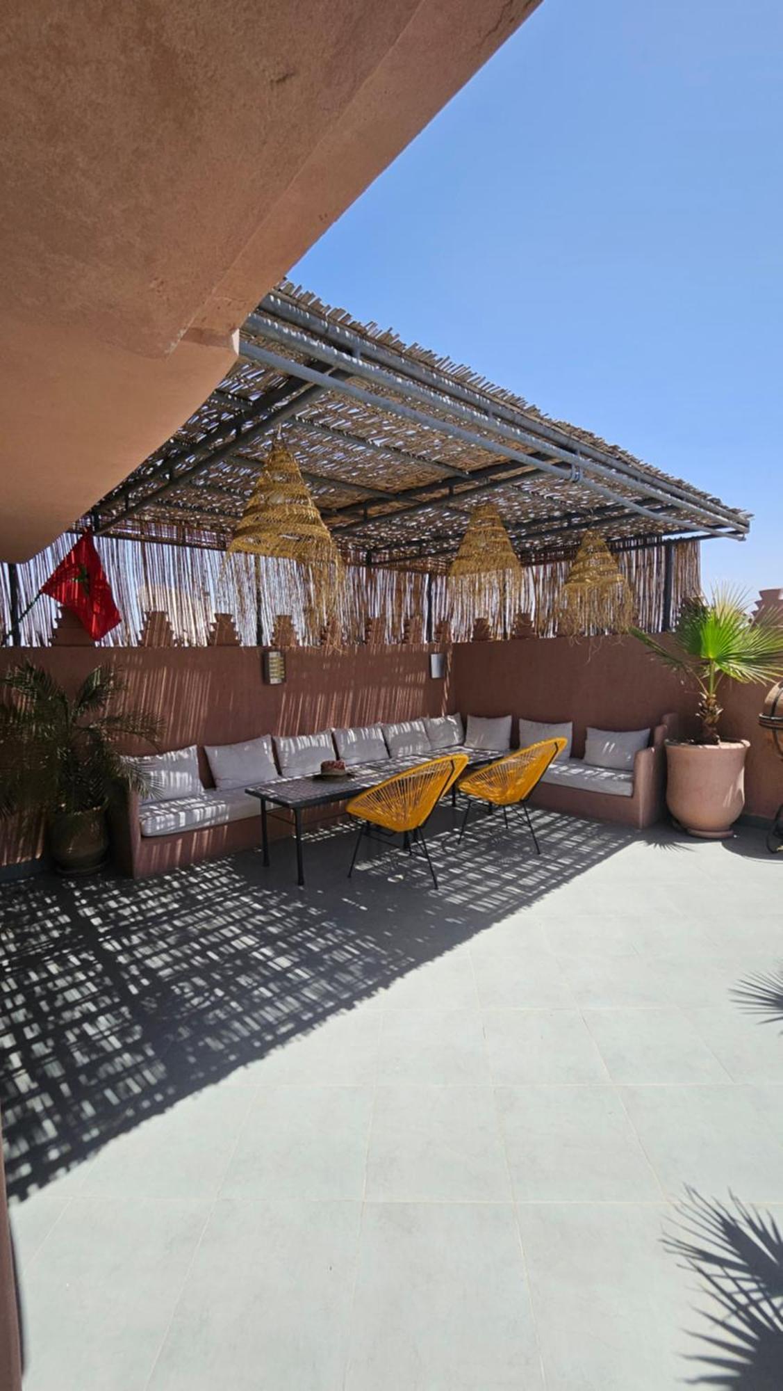 Riad Melilo Avec Piscine Chauffee Marrákes Kültér fotó