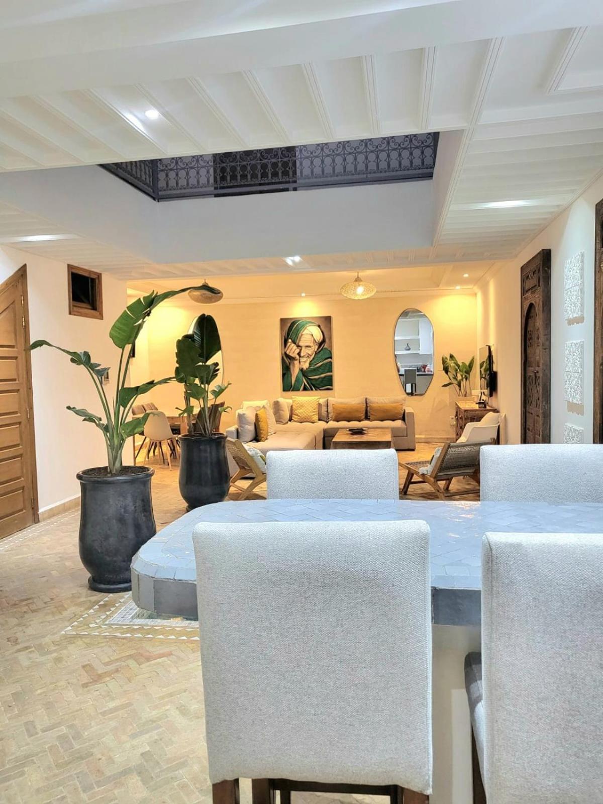 Riad Melilo Avec Piscine Chauffee Marrákes Kültér fotó